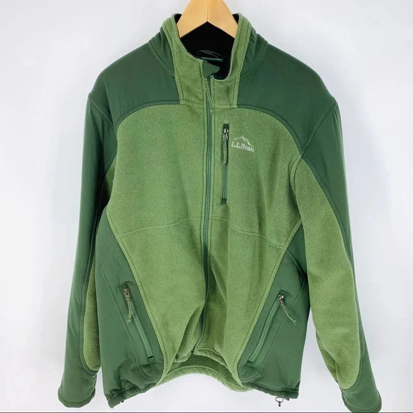 LL bean polartec full zip soft shell jacket TALL - Picture 1 of 7